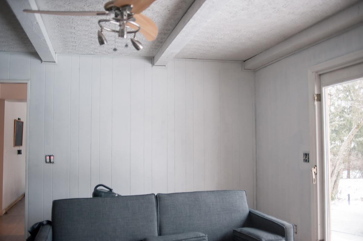 How to prep paneling for paint Our Bright Road