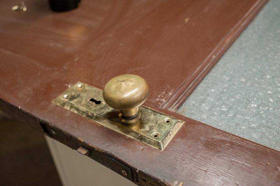 vintage brass door hardware