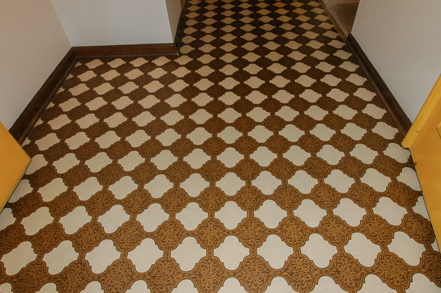seventies linoleum floor